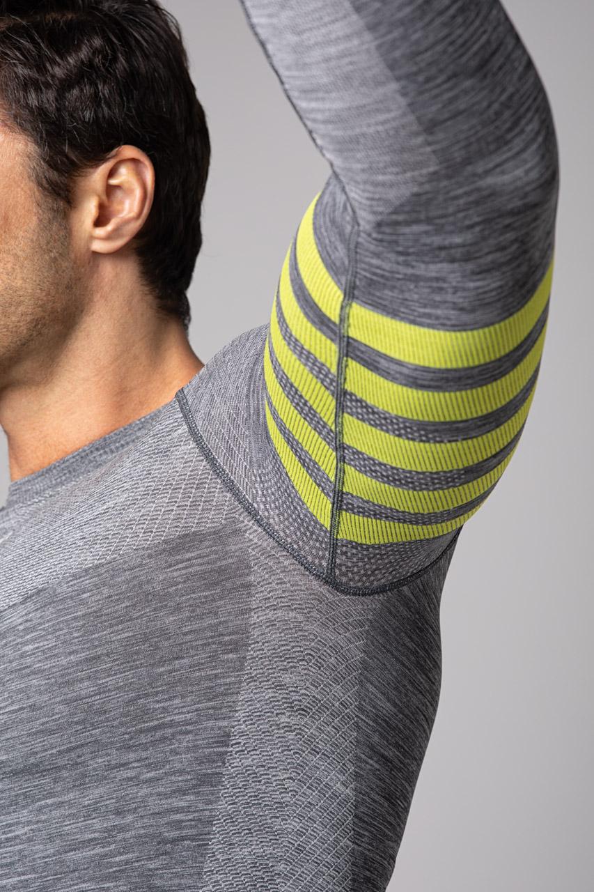 Spaio SPAIO MAGLIA M/LTERMOATTIVA "RUN" NEW GREY Sottocosto