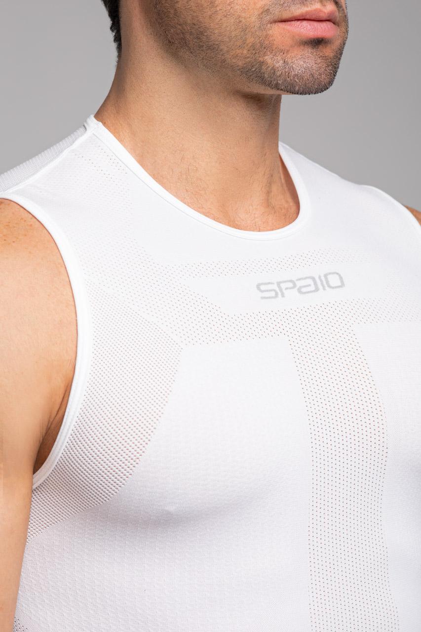 Spaio SPAIO MAGLIETTA TERMOATTIVA SENZA MANICHE AIR BIANCO Presa