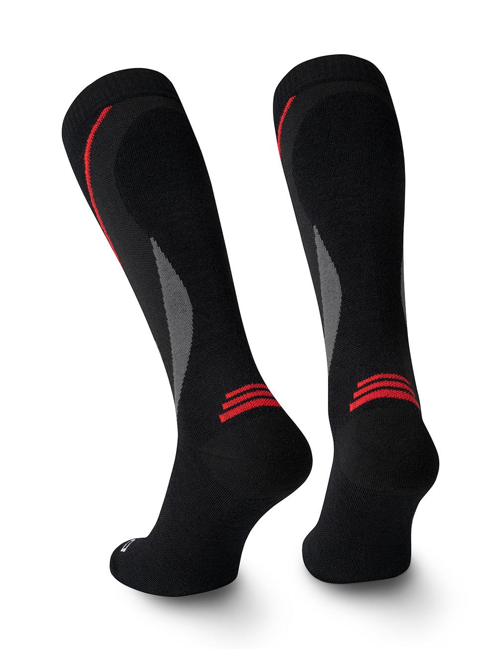 Spaio SPAIO calze da sci compressive THERMO-EVO BLACK/GREY/RED Saldi Di Fabbrica