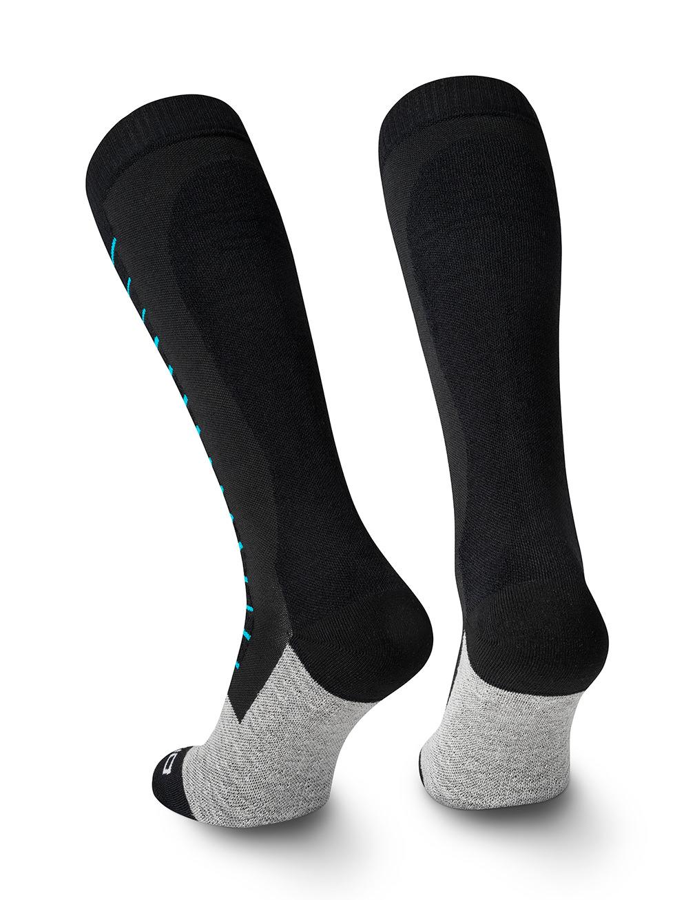 Spaio SPAIO calze da sci compressive FIERCE BLACK/WHITE/BLUE I Più Venduti