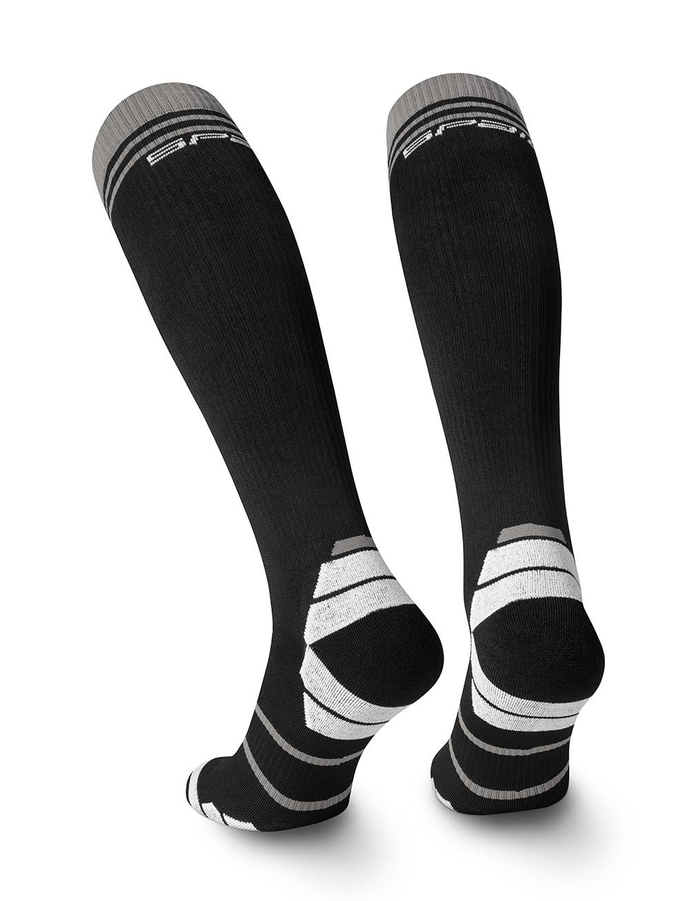 Spaio SPAIO calze da sci SKI SOCKS 01 BLACK/WHITE/GREY In Linea