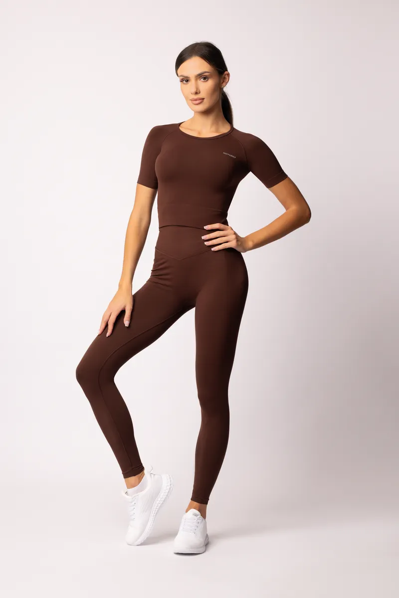 Spaio SPAIO RASHGUARD ADAPT MANICA CORTA COFFEE Pezzi Unici