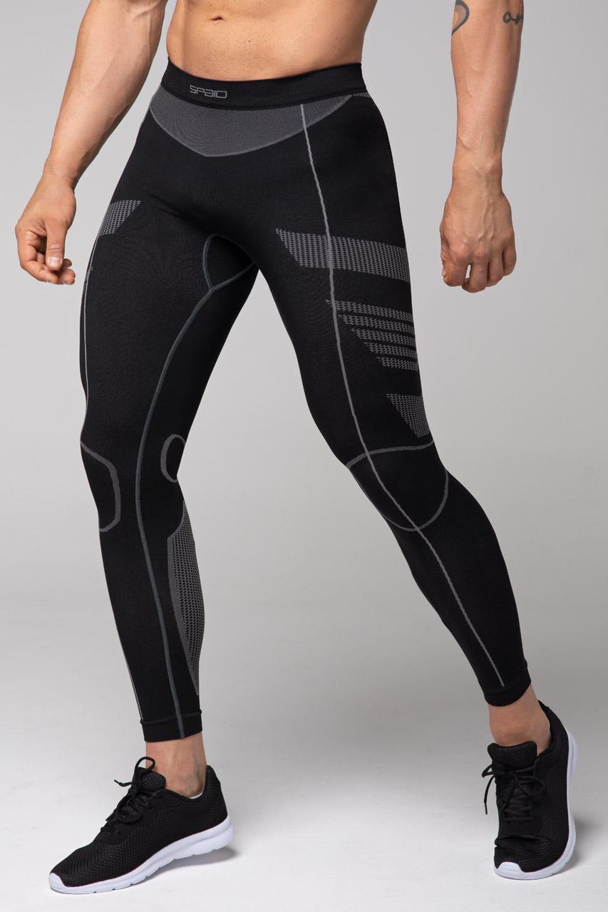 Spaio SPAIO LEGGINS TERMOATTIVI "THERMO-EVO" UOMO NERO/GRIGIO Vendite Flash