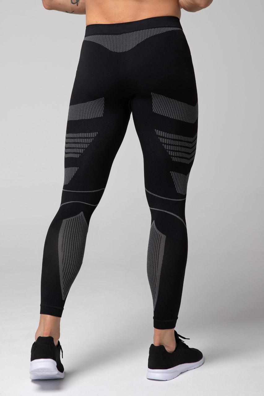 Spaio SPAIO LEGGINS TERMOATTIVI "THERMO-EVO" UOMO NERO/GRIGIO Vendite Flash