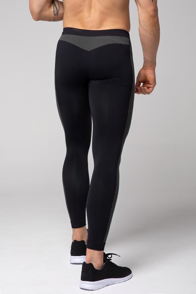 Spaio SPAIO LEGGINGS TERMOATTIVI "FIERCE" NERO/GRIGIO Moda