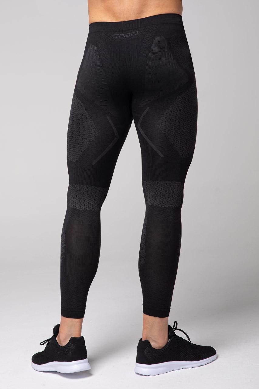 Spaio SPAIO LEGGINS TERMOATTIVI "ADRENALINE" UOMO NERO/GRIGIO Vendita