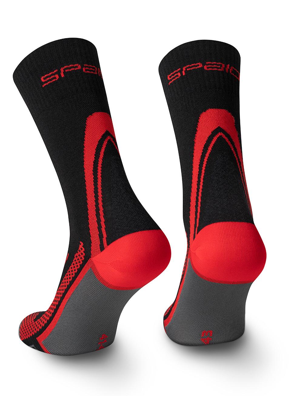 Spaio SPAIO Calze da trekking a compressione TACTICAL BLACK/RED Vendita Economica