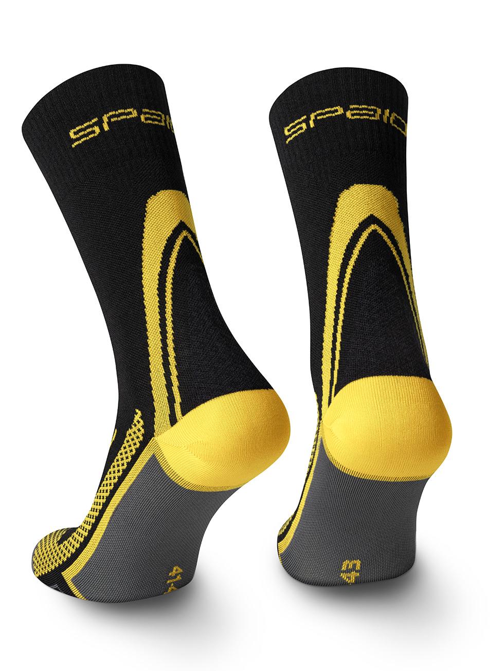 Spaio SPAIO Calze da trekking a compressione TACTICAL BLACK/YELLOW Saldi Di Fabbrica