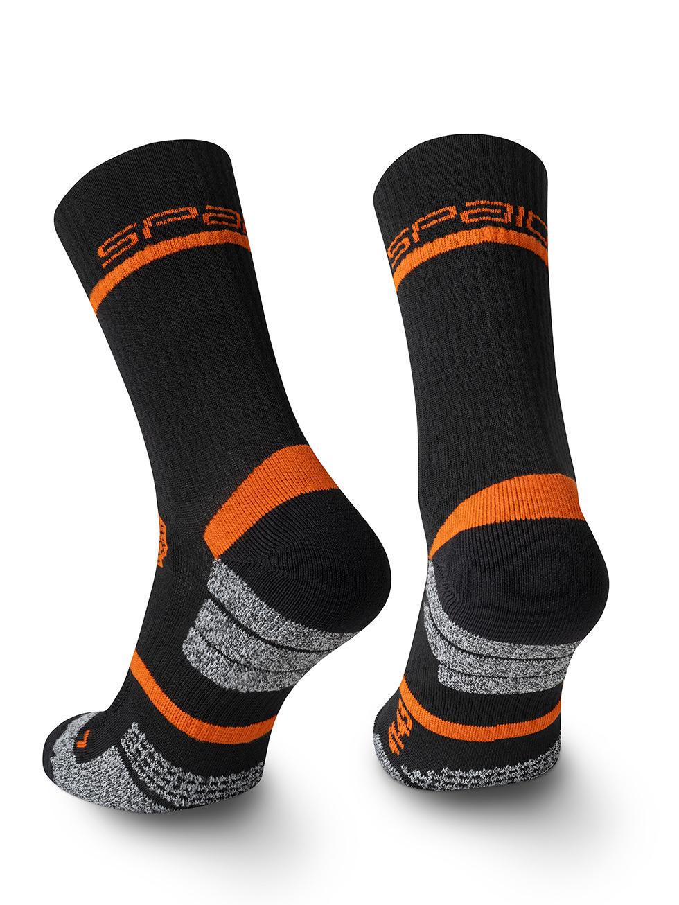 Spaio SPAIO CALZINI DA TREKKING TREKKING SOCKS ALPHA BLACK/ORANGE Nuova
