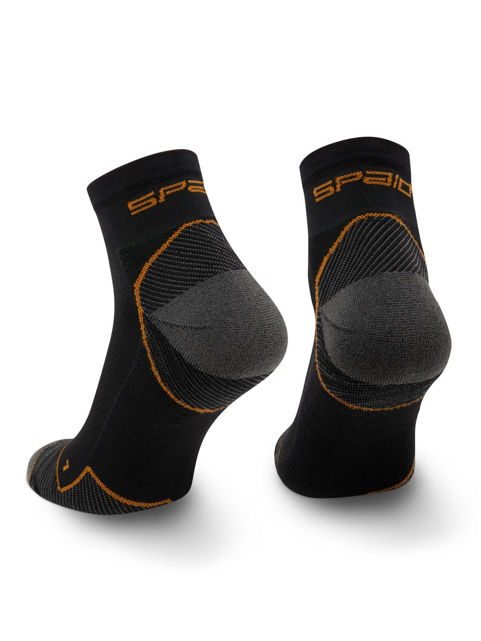 Spaio SPAIO CALZINI DA CORSA RUNNING 03 BLACK/ORANGE Negozi Online