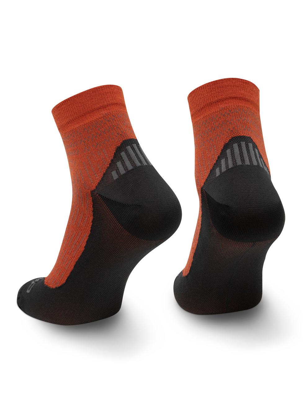 Spaio SPAIO CALZINI DA TREKKING CONFIDENCE BLACK/ ORANGE Italia