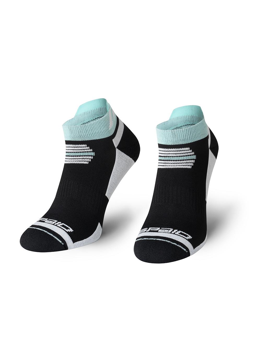 Spaio SPAIO CALZINI DA CORSA RUNNING 02 BLACK/LIGHT BLUE/WHITE