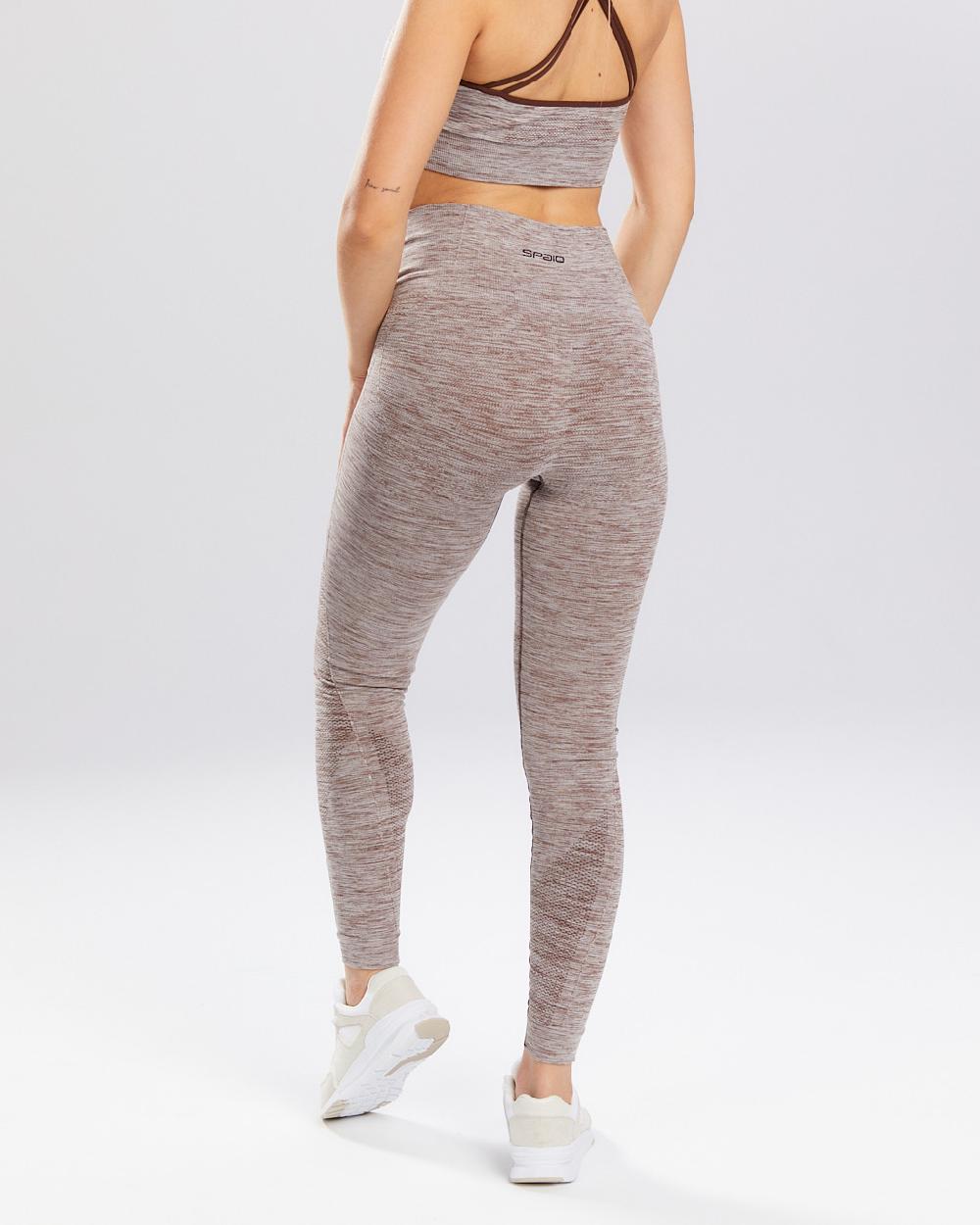 Spaio SPAIO LEGGINSY MELANGE COFFEE 2025