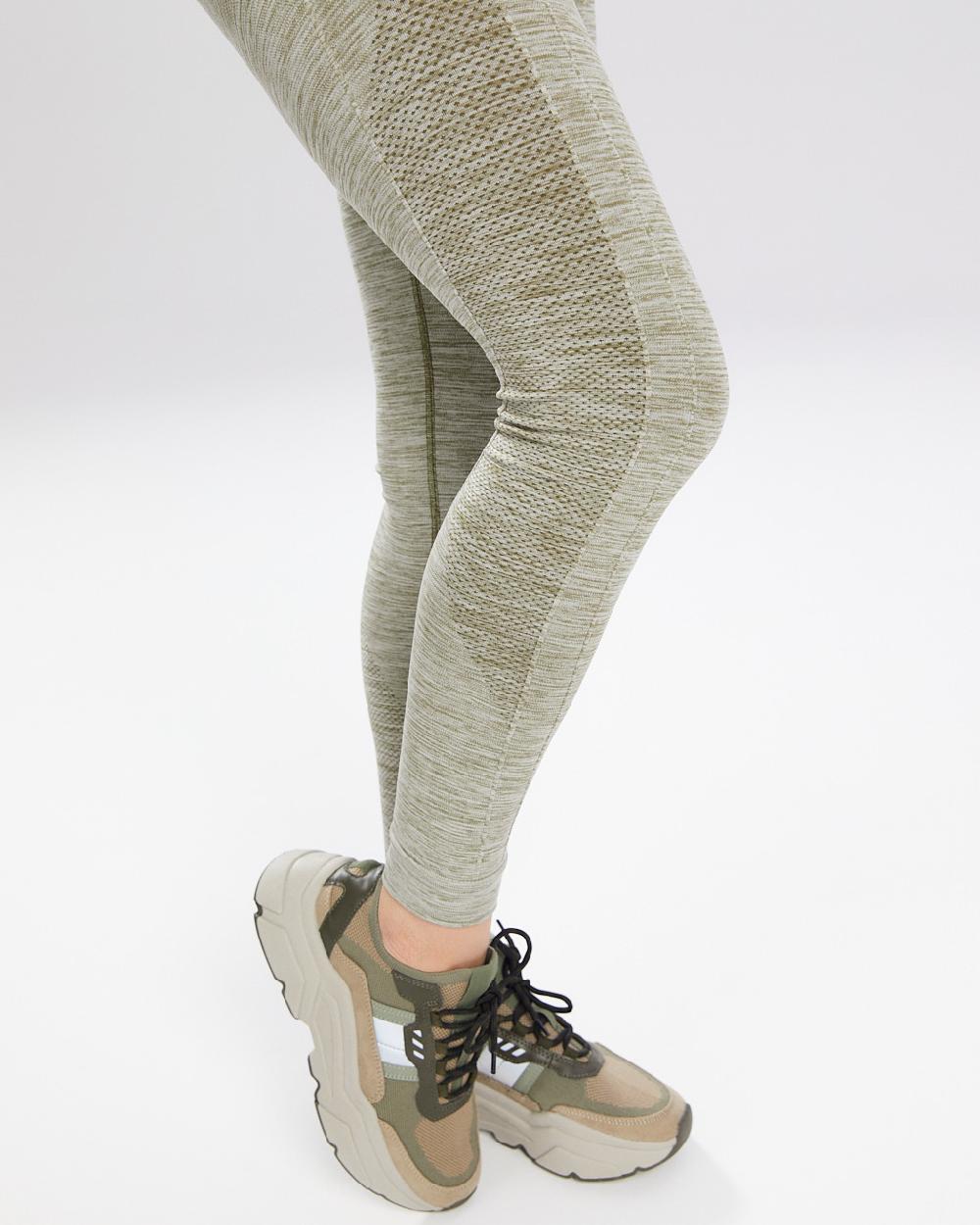 Spaio SPAIO LEGGINSY MELANGE KHAKI Italia
