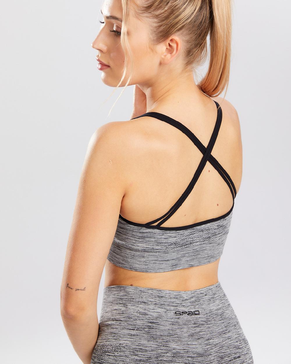 Spaio SPAIO REGGISENO SPORTIVO MELANGE GREY Italy