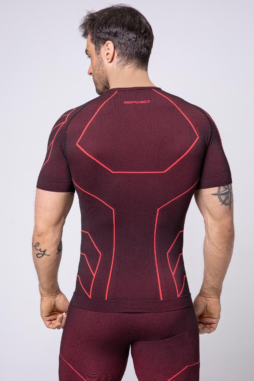 Spaio MAGLIETTA DA UOMO MC "RAPID" NERO/ROSSO Acquista Ora