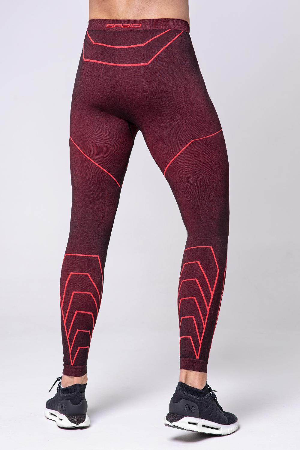Spaio LEGGINGS DA UOMO RAPID BLACK/RED Offerta