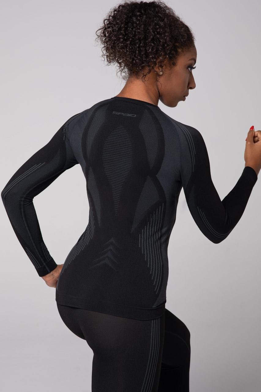 Spaio SPAIO MAGLIA M/L TERMOATTIVA POWERFUL NERO/GRIGIO Hotsell