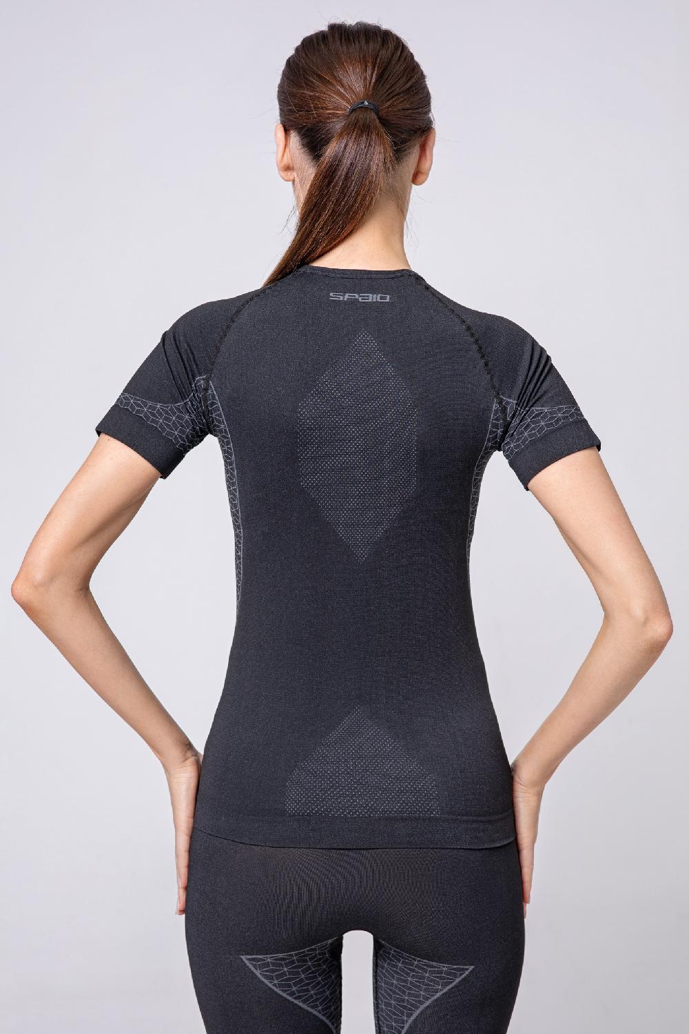 Spaio SPAIO M/C MAGLIA BREEZE DONNA NERO/GRIGIO Promozione