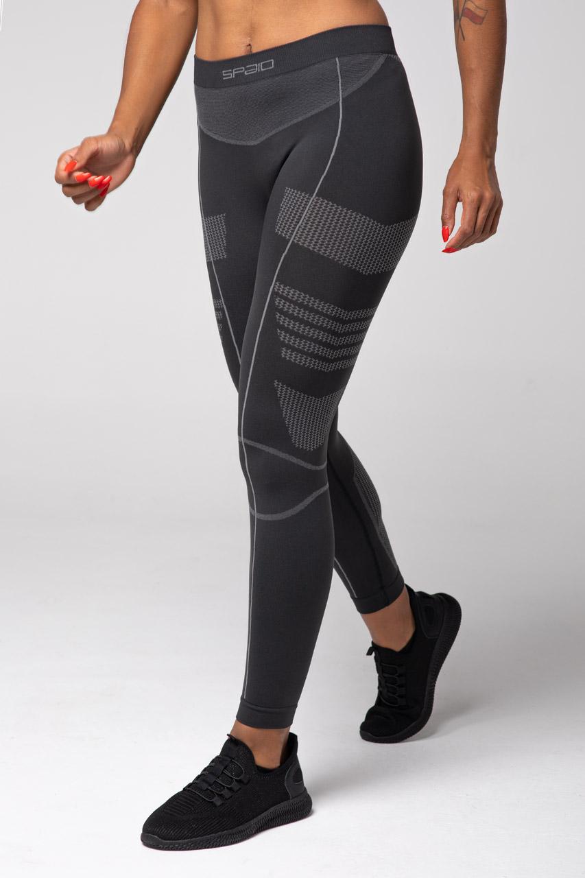 Spaio SPAIO LEGGINS TERMOATTIVI "THERMO-EVO" DONNA GRIGIO/GRIGIO CHIARO