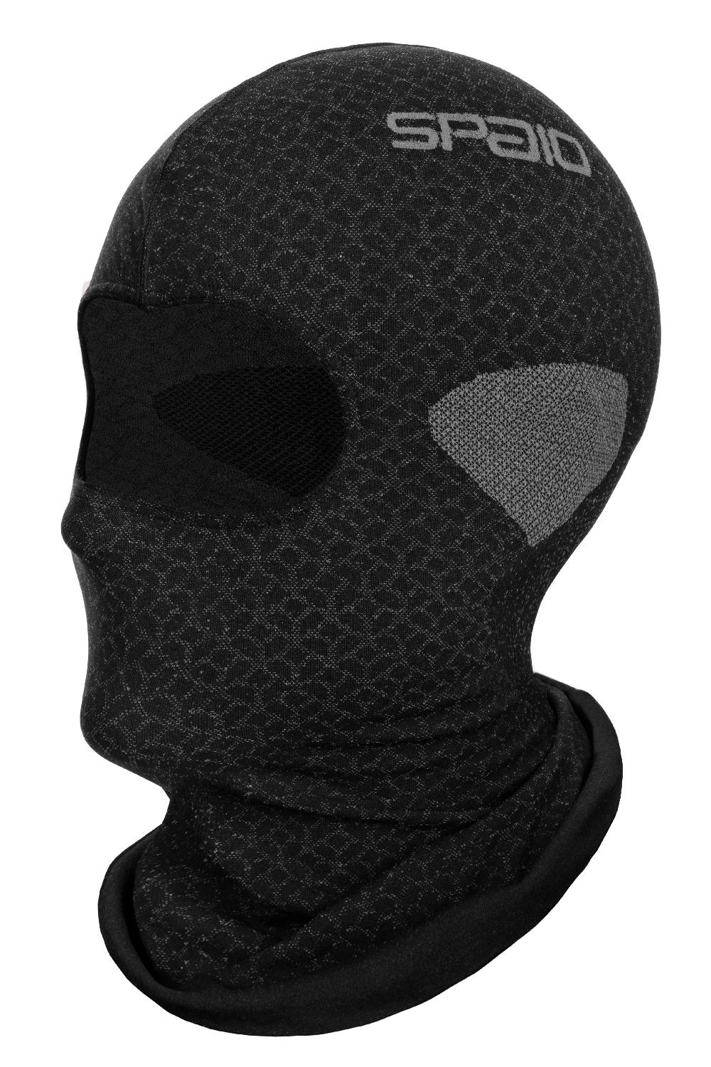 Spaio SPAIO PASSAMONTAGNA "ADRENALINE" NERO/GRIGIO