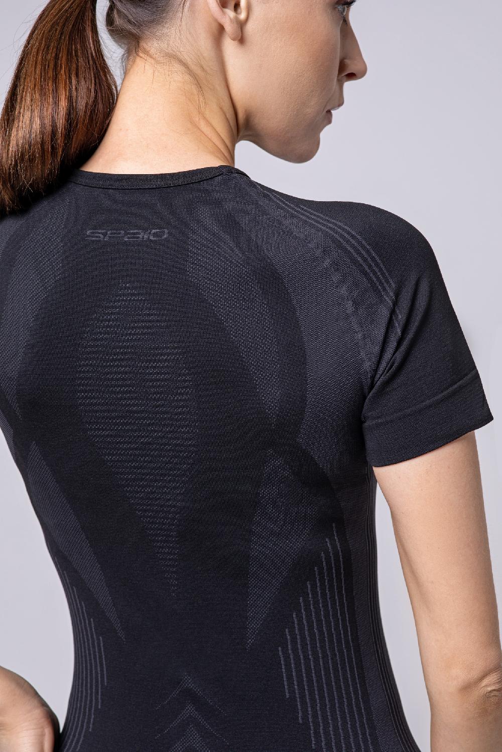 Spaio SPAIO M/C MAGLIA POWERFUL DONNA NERO/GRIGIO Sconto