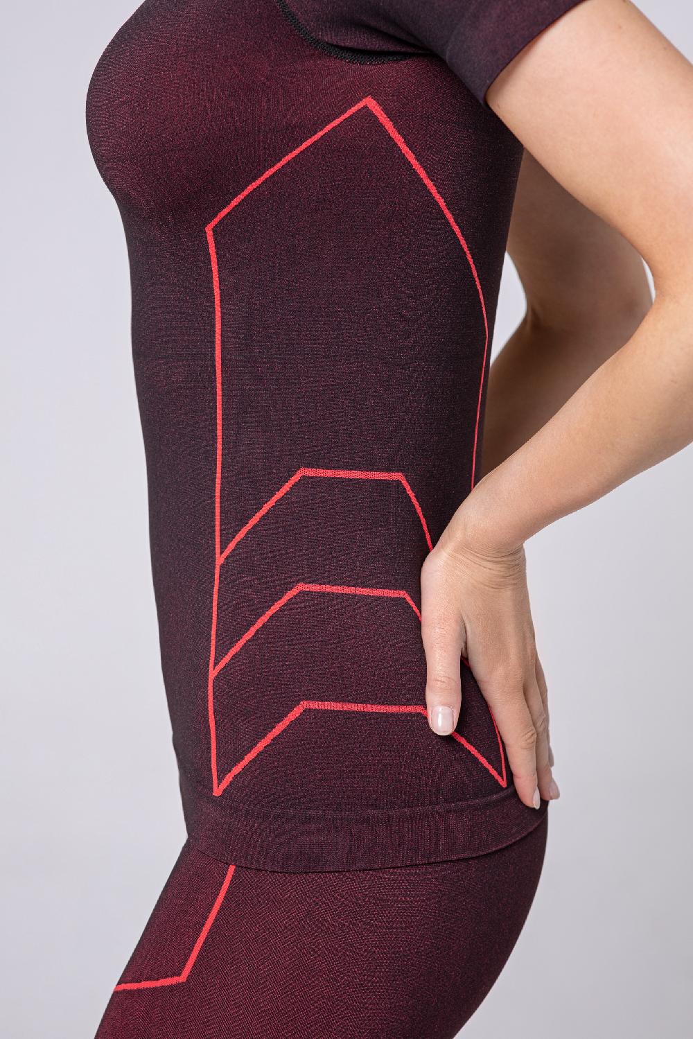 Spaio SPAIO M/C MAGLIA RAPID DONNA NERO/ROSSO Economico