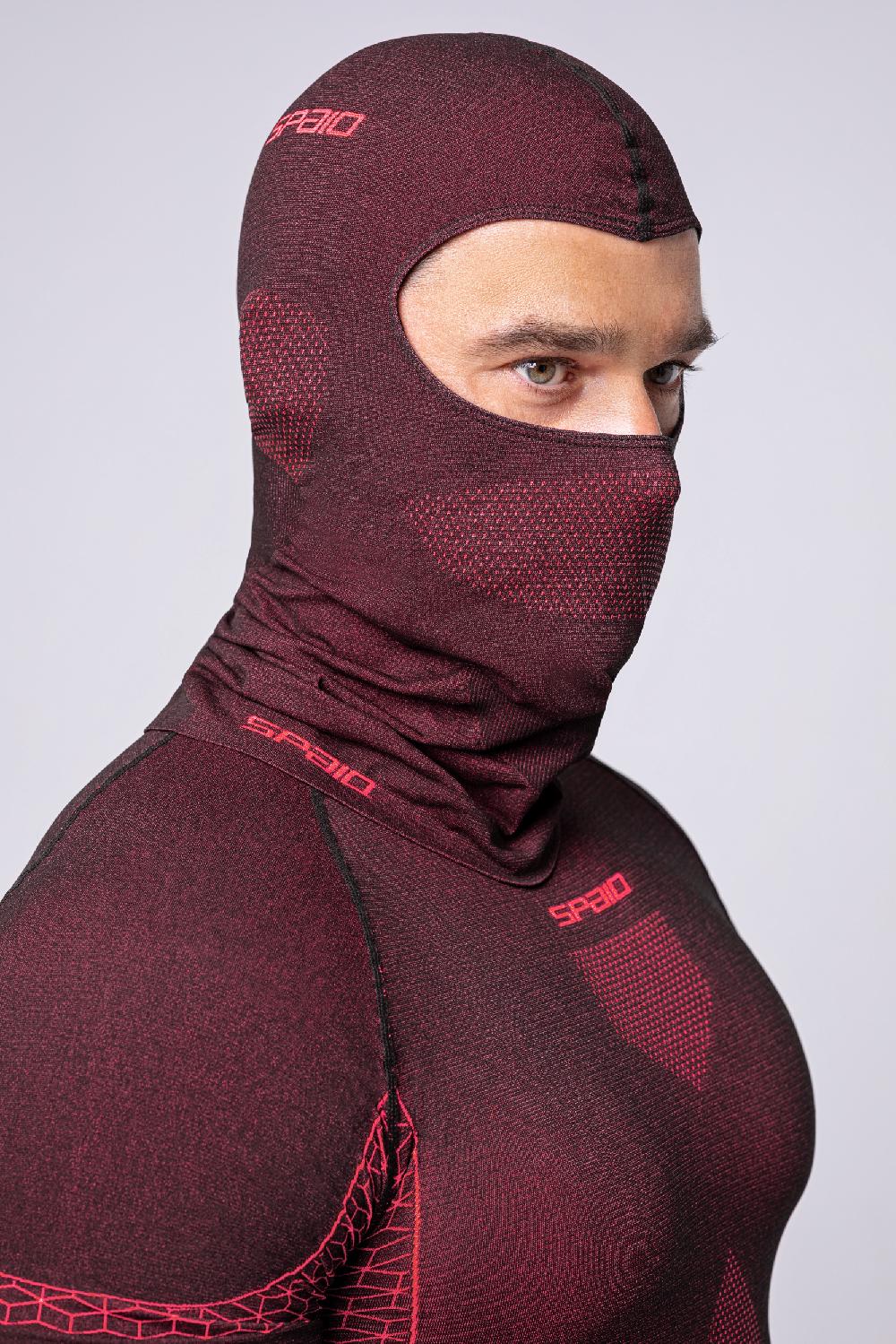 Spaio SPAIO PASSAMONTAGNA "RAPID" NERO/ROSSO