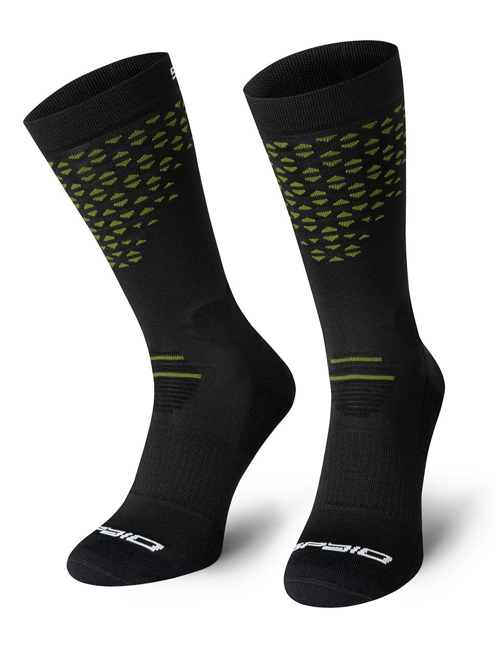 Spaio SPAIO CALZINI DA TREKKING TREKKING SOCKS FIERCE BLACK/GREEN