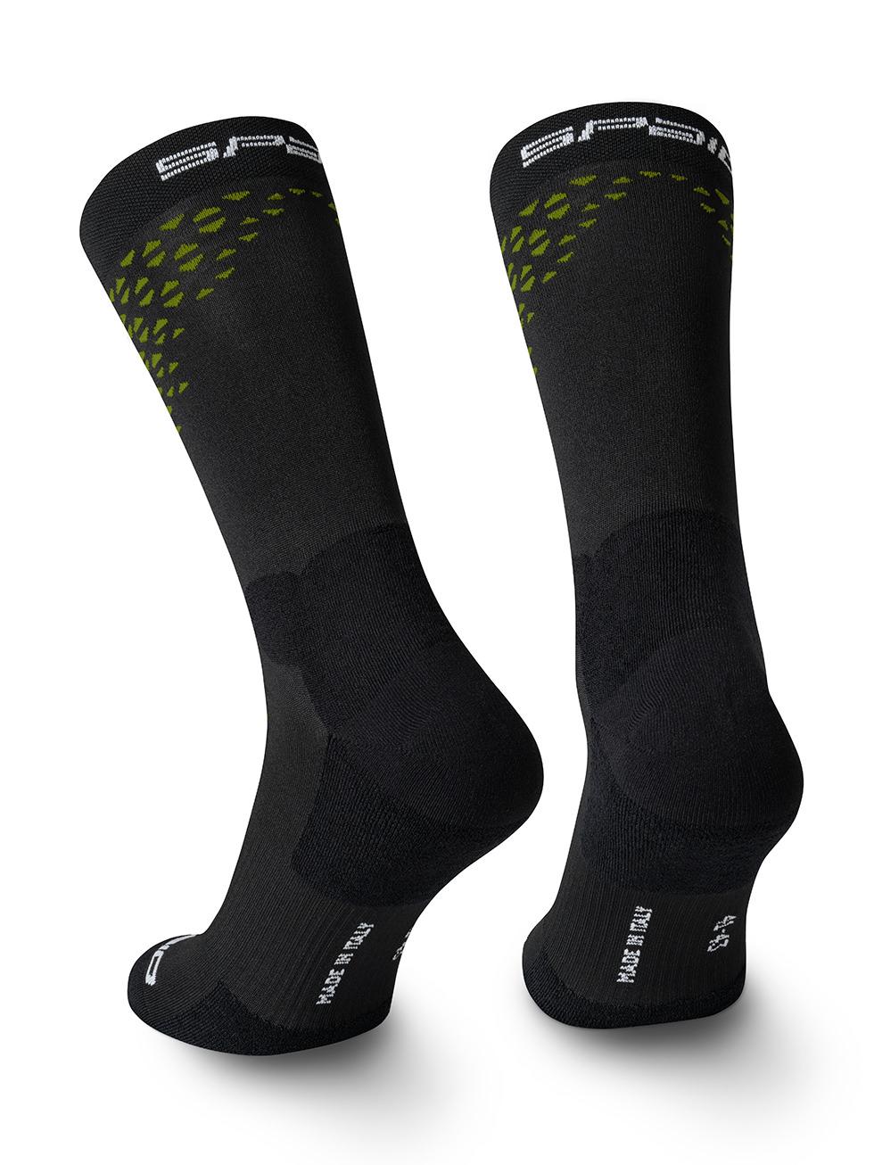 Spaio SPAIO CALZINI DA TREKKING TREKKING SOCKS FIERCE BLACK/GREEN I Più Venduti