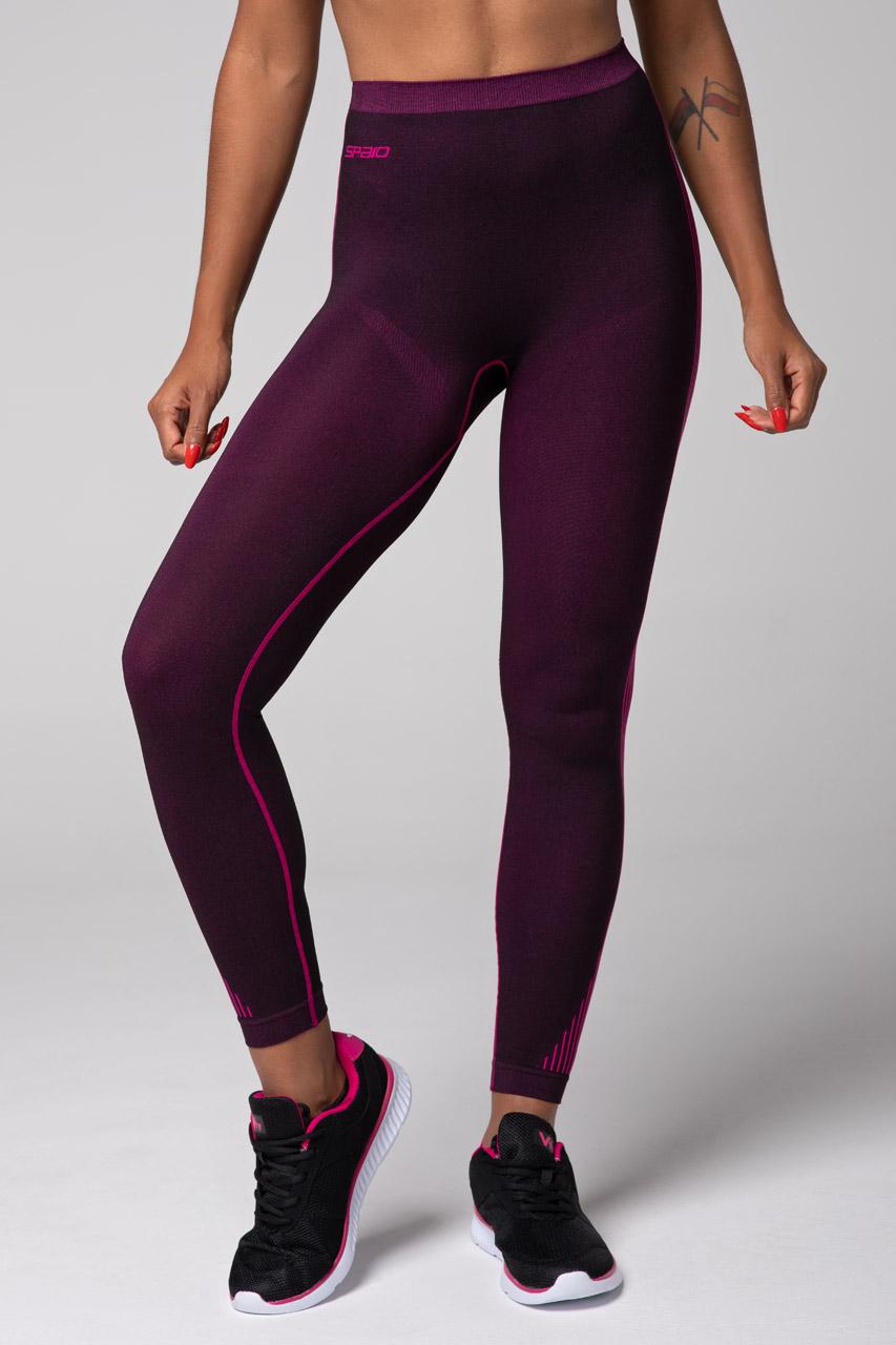 Spaio SPAIO LEGGINGS TERMOATTIVI POWERFUL NERO/FUXIA