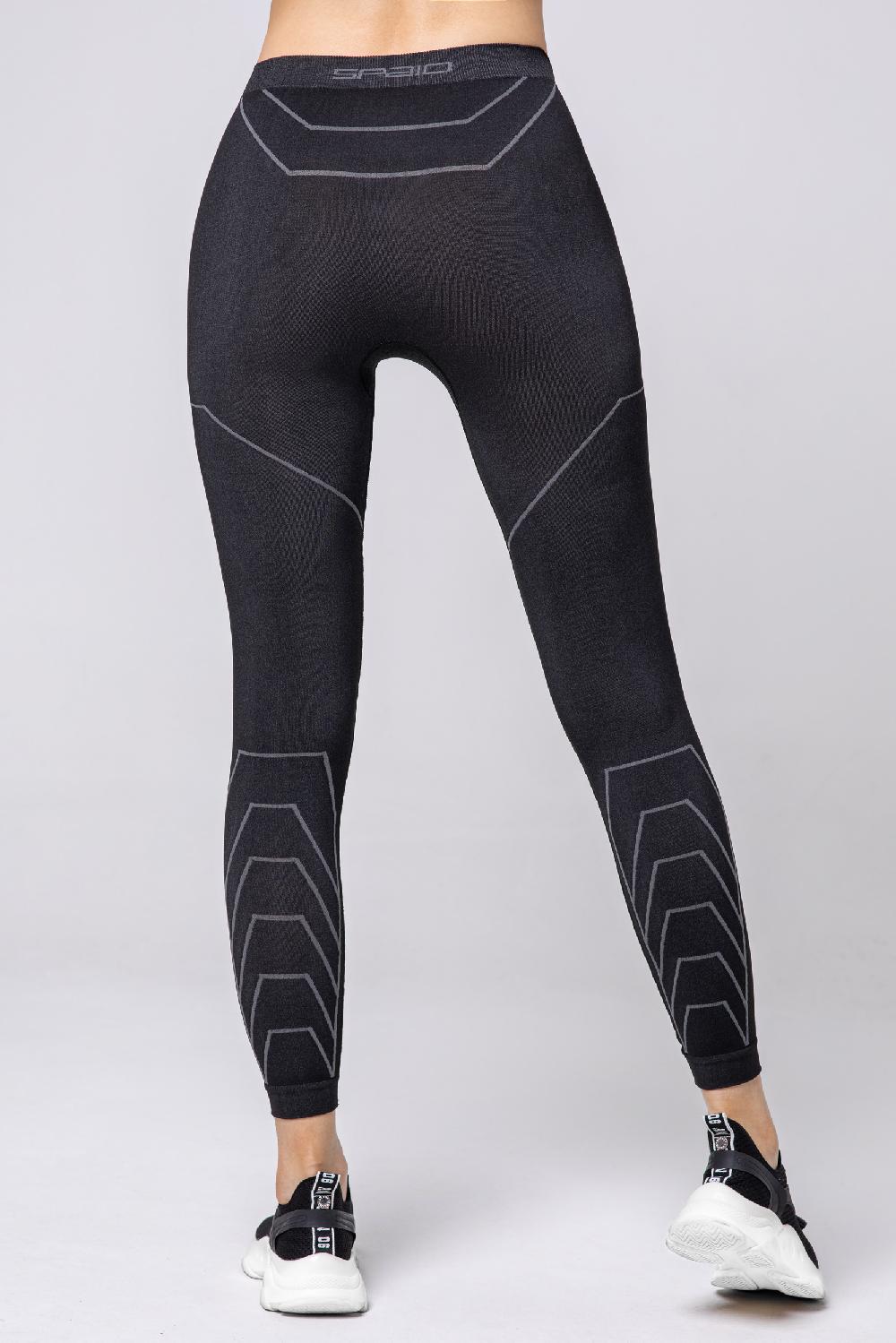 Spaio SPAIO LEGGINS TERMOATTIVI "RAPID" DONNA NERO/GRIGIO In Saldo