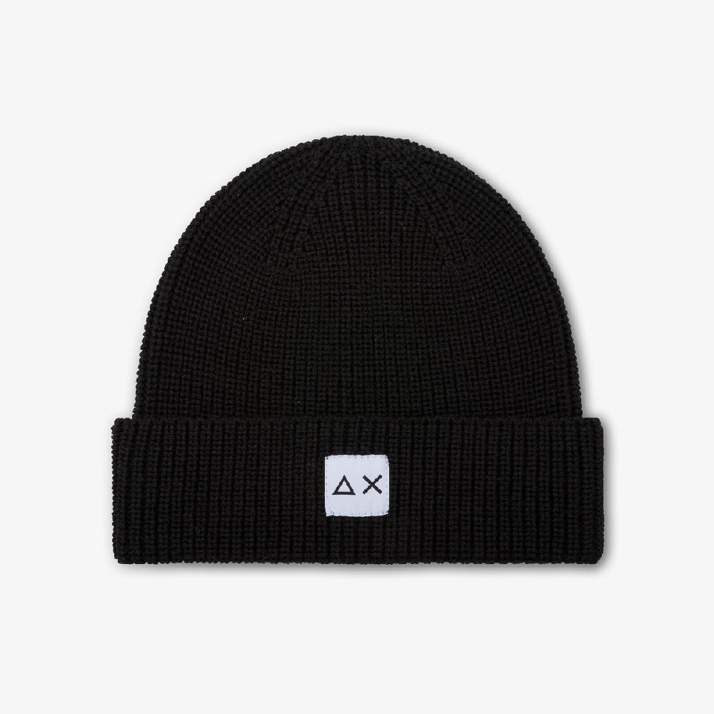 Sun 68 Beanie In Lana A Coste - Donna