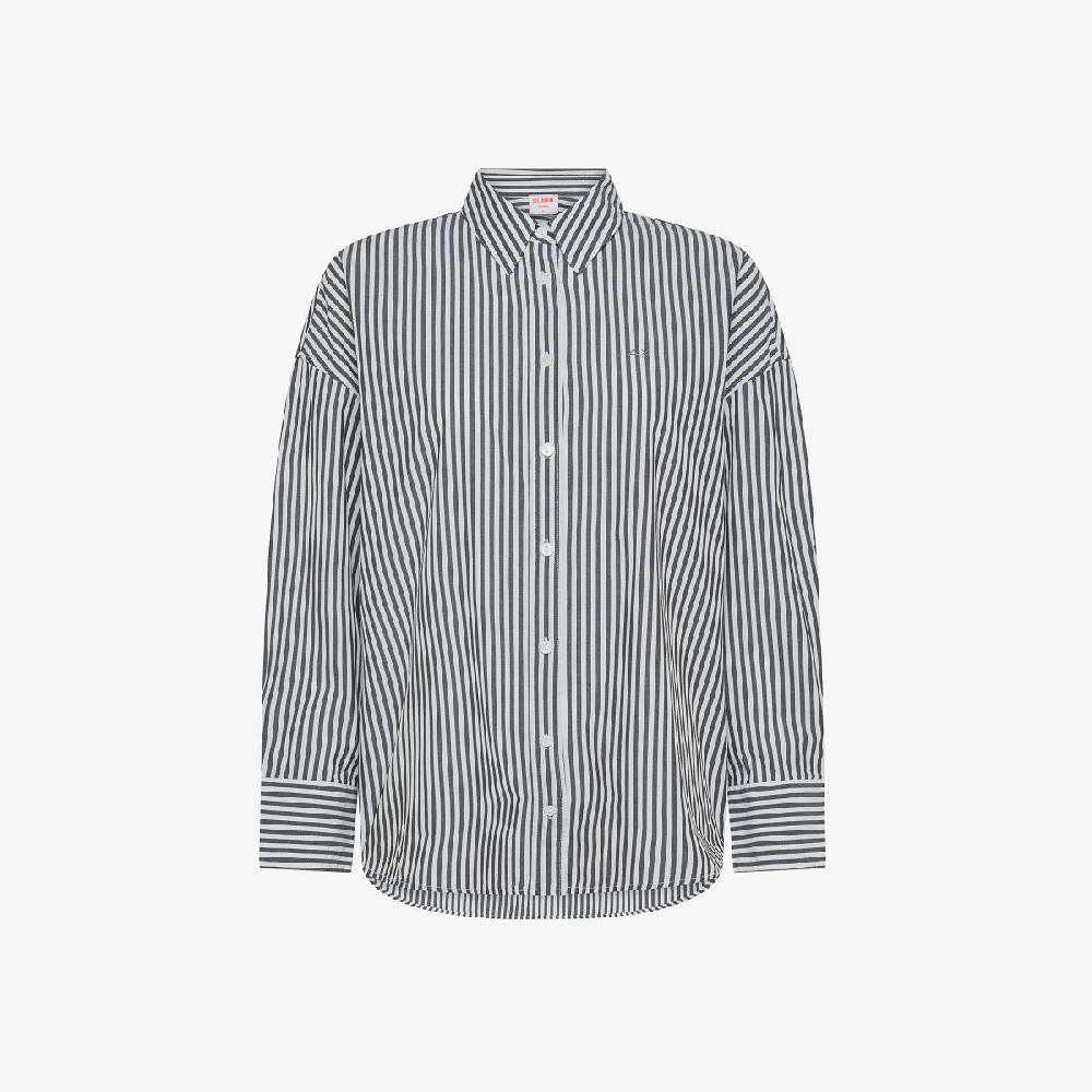 Sun 68 Camicia In Cotone A Righe - Donna