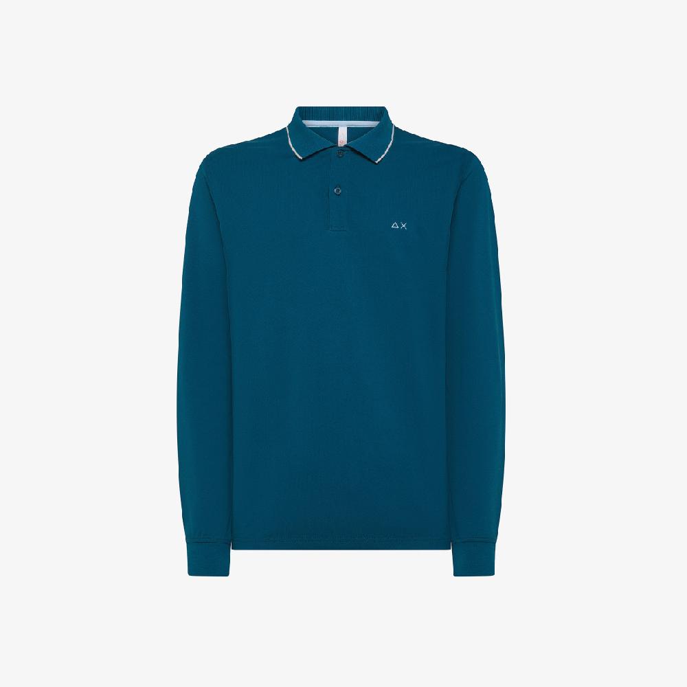 Sun 68 Polo In Piquet Di Cotone - Uomo