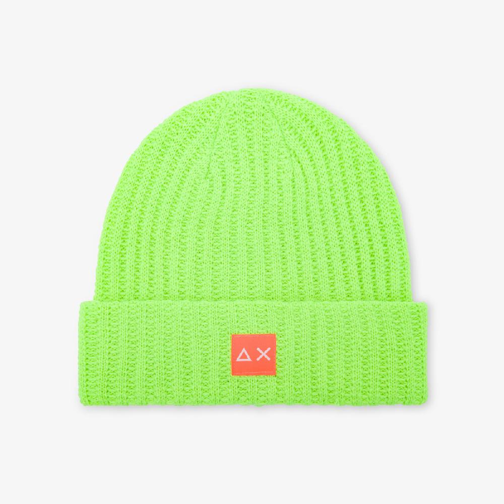 Sun 68 Berretto Beanie In Lana A Coste - Uomo