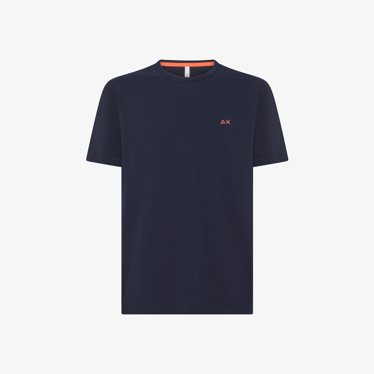 Sun 68 T-shirt In Piquet Di Cotone - Uomo Affare Del Giorno