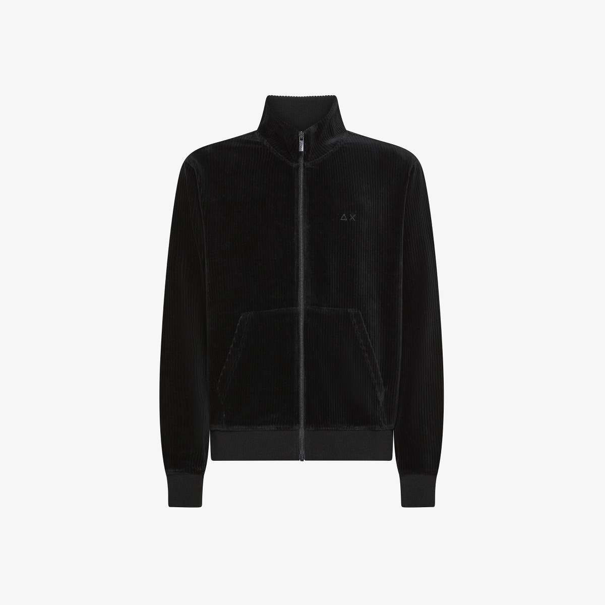 Sun 68 Felpa In Velluto Di Cotone Con Zip - Uomo Officina