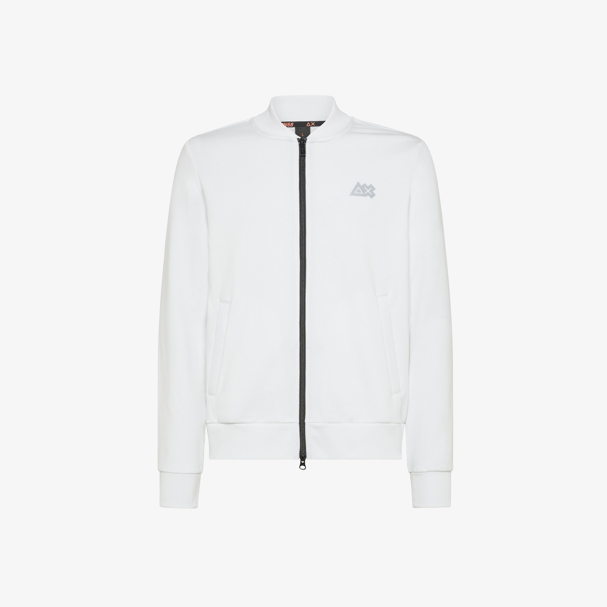 Sun 68 Felpa In Cotone Con Zip - Uomo