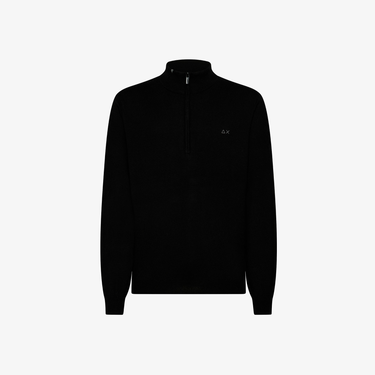 Sun 68 Maglia In Lana E Cotone Con Zip - Uomo Esporta salva