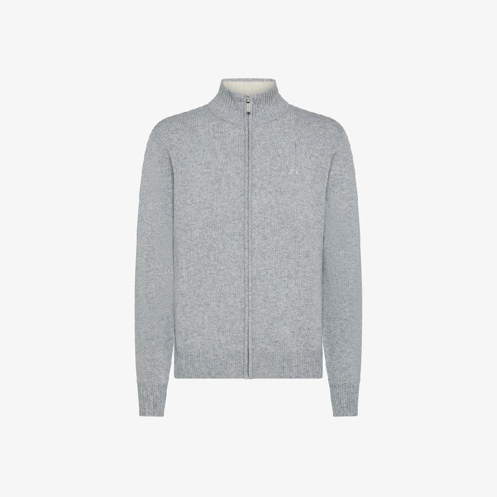 Sun 68 Maglia In Lana E Cashmere Con Zip - Uomo Nuova