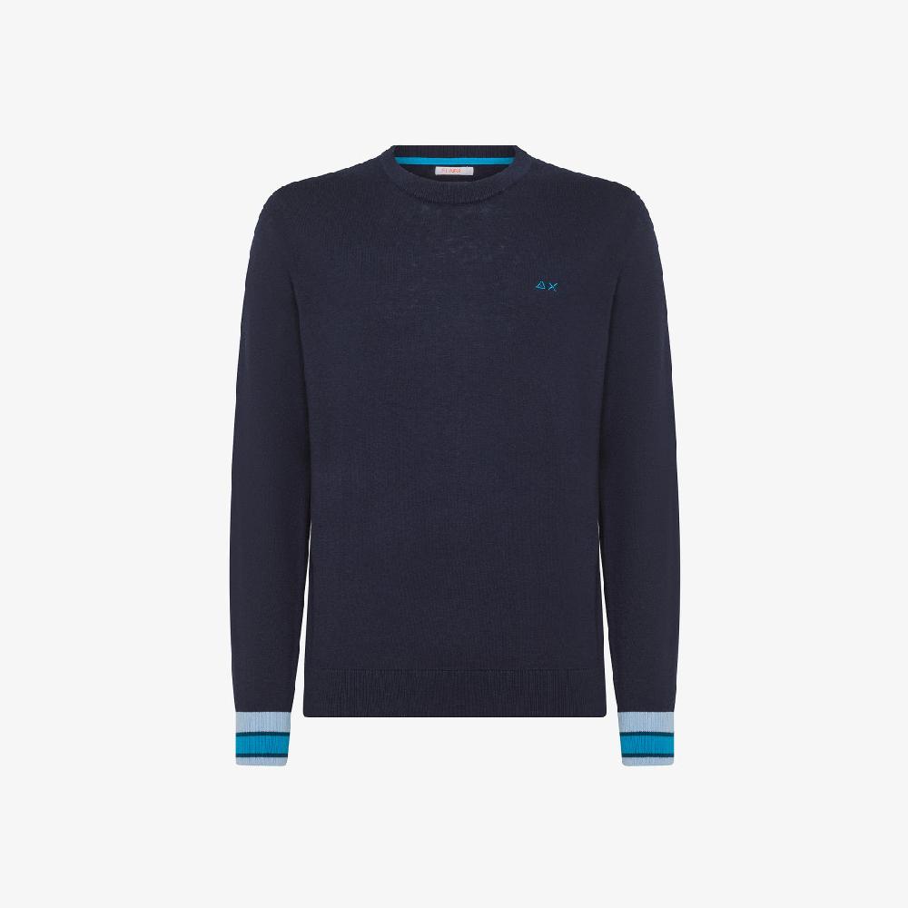 Sun 68 Maglia In Lana E Cotone - Uomo Offerta temporanea