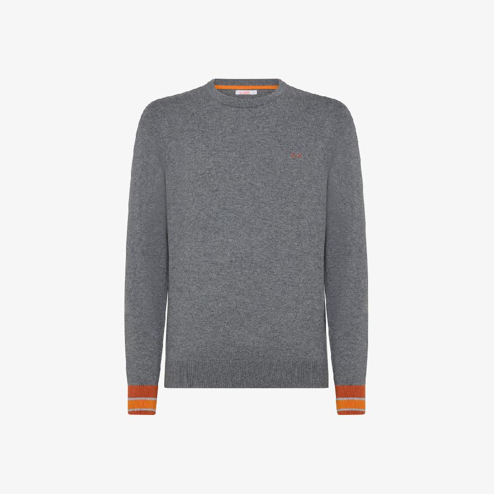 Sun 68 Maglia In Lana E Cotone - Uomo Grandi sconti