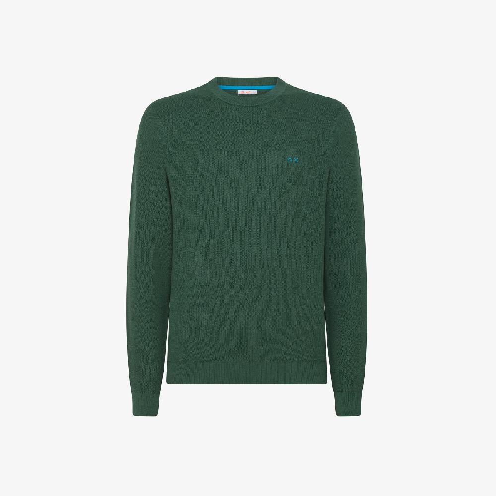 Sun 68 Maglia In Piquet Di Lana E Cotone - Uomo