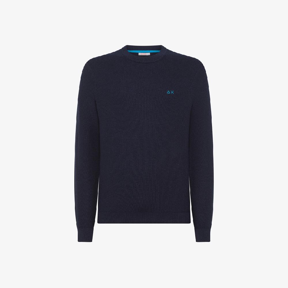Sun 68 Maglia In Piquet Di Lana E Cotone - Uomo