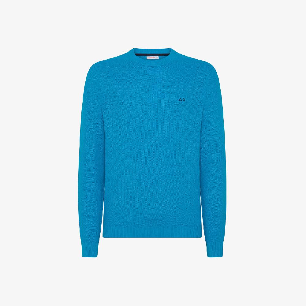 Sun 68 Maglia In Piquet Di Lana E Cotone - Uomo