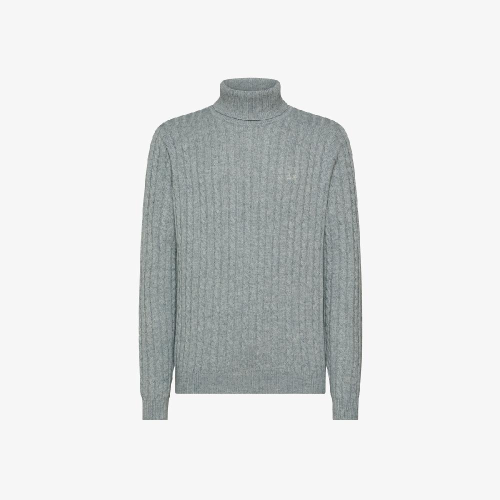 Sun 68 Maglia Dolcevita In Lana E Cashmere - Uomo Grande vendita
