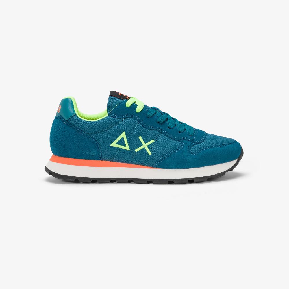Sun 68 Sneaker Tom Fluo In Nylon E Suede - Scarpe Affare Del Giorno