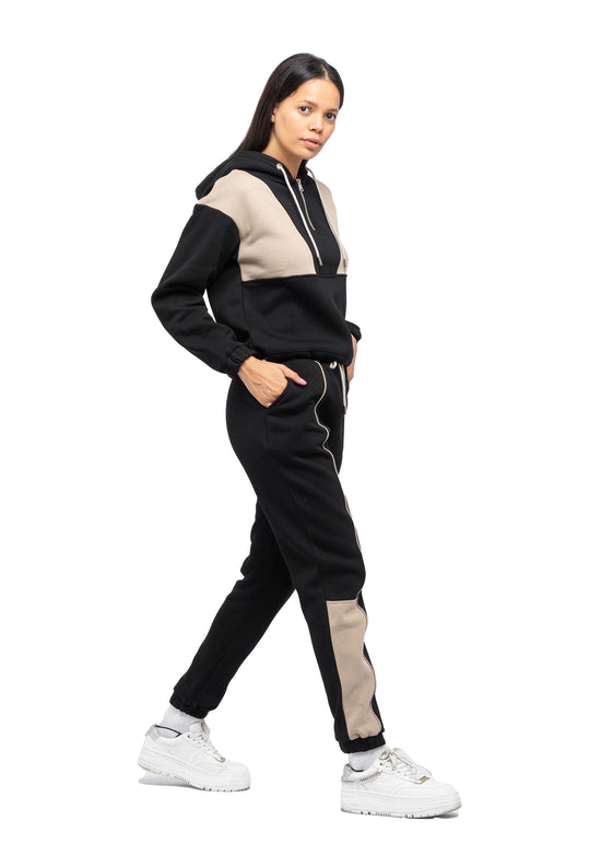 Tom Barron Prestige Tuta da ginnastica mezza zip Duo-Color Esporta salva