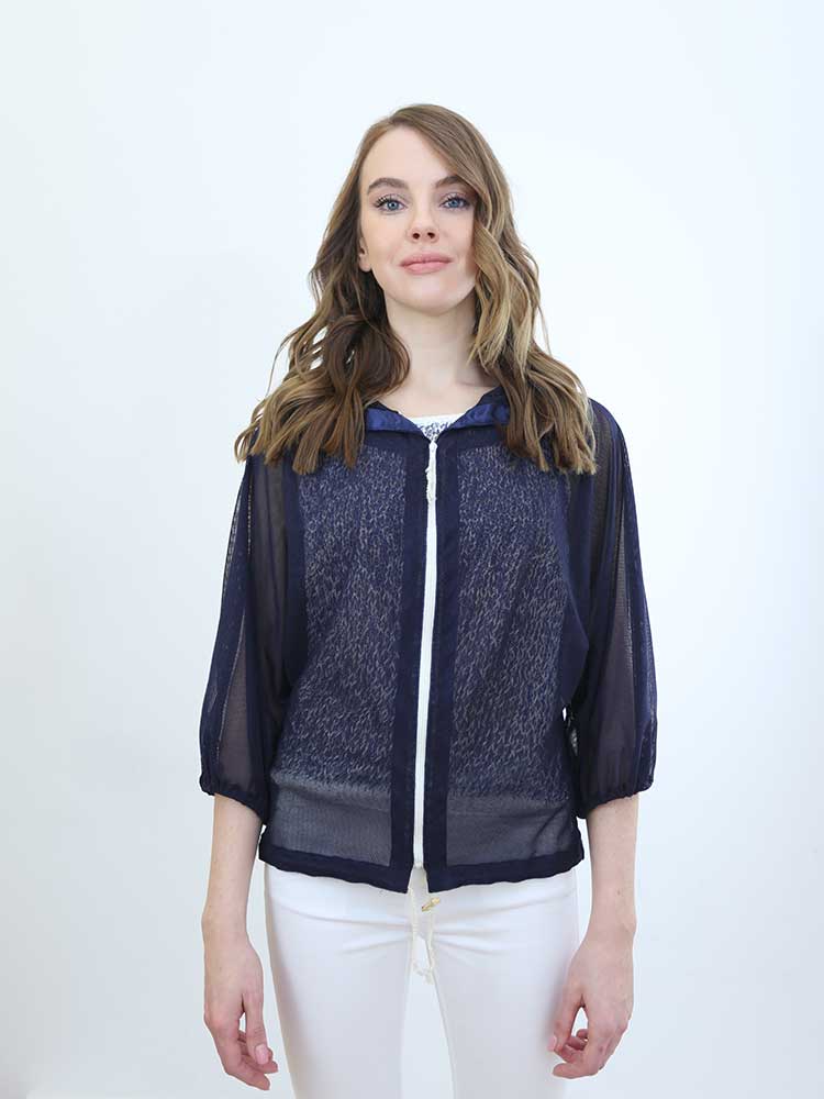 Tricot à Porter BOMBER IN RETE Offerte